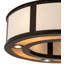 4 - Light Semi Flush Mount