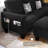 78'' Upholstered Sofa Couch With Ottoman-1010407975