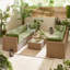 Miacomet Modular PE Rattan Garden Sofa Set and Table for Modern Gardens and Patios (Cover Included)-2147318852-2147318854