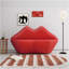Causeuse rouge