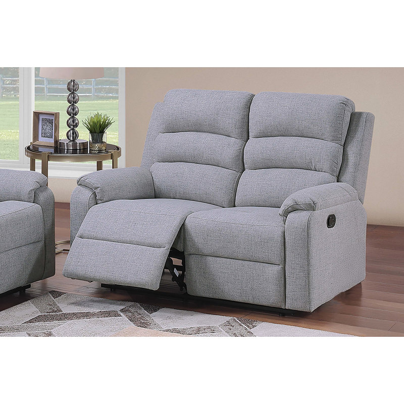 Causeuse 1Pc Motion Sincere Bone, Gris clair