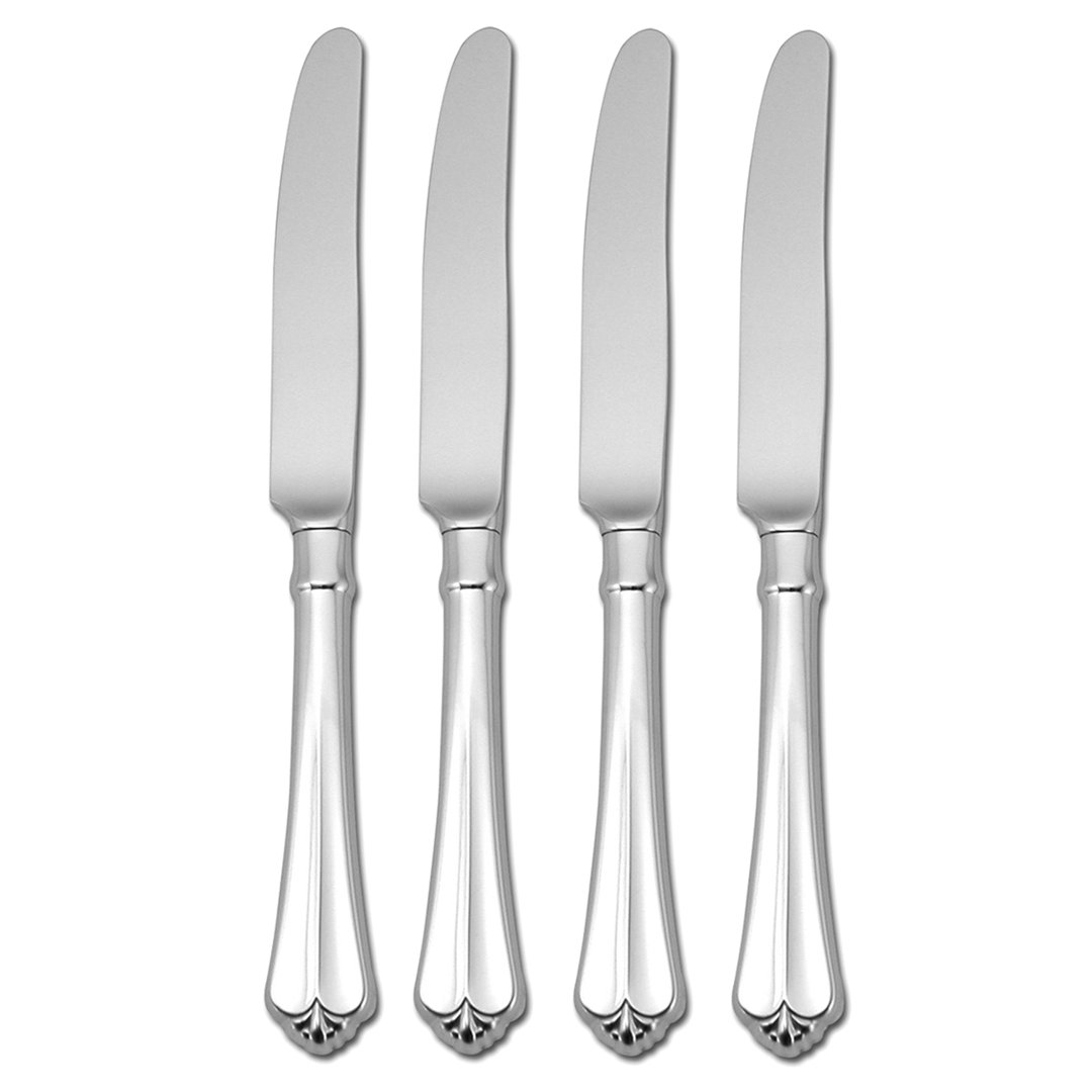 Oneida Juilliard Flatware Dinner Knives, 18/10 Stainless Steel (Set of 4) Oneida