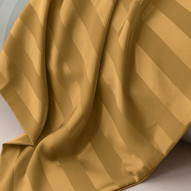 Microfiber Machine Tufted Pillowcase Case Pack, Ochre