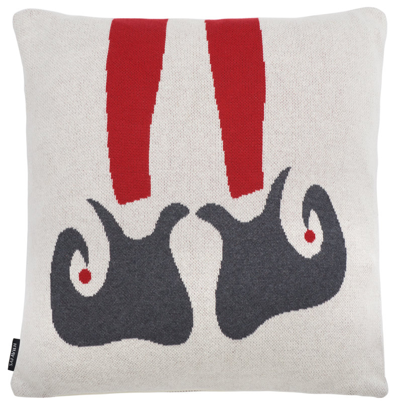 Cotton Reversible Throw Pillow