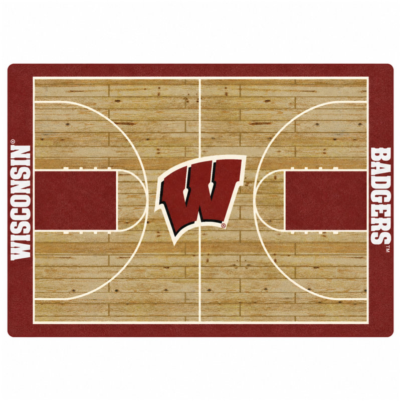 Université de Wisconsin Home Court, Rectangle 7 pi 8 po x 10 pi 9 po
