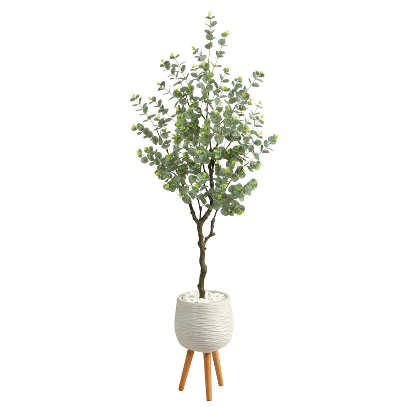 Eucalyptus artificiel 70 po en pot