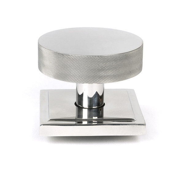 Brompton Single Dummy Door Knob , Polished Marine