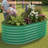 6x3x2 ft Galvanized Raised Garden Bed Outdoor, 24 in Tall Metal Planter Box for Flowers Herbs Vegetables, Rust-Resistant Raised Garden Beds for Gardening, Easy Assembly Outdoor Garden Box & Planters-1204036188