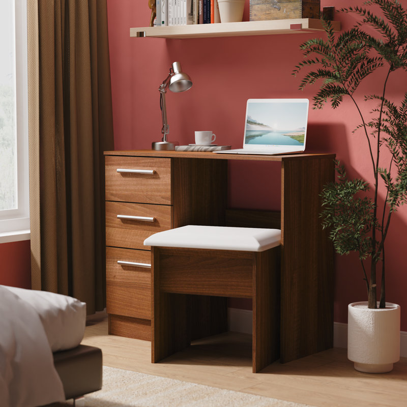 Bhaga Dressing Table, Noche Walnut