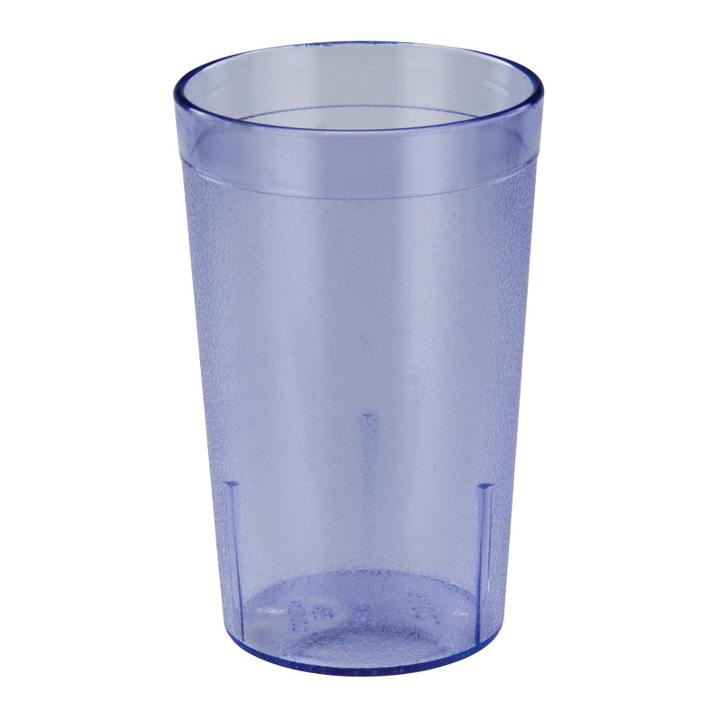 Verre texturé en verre texturé, Bleu, Verre à vin