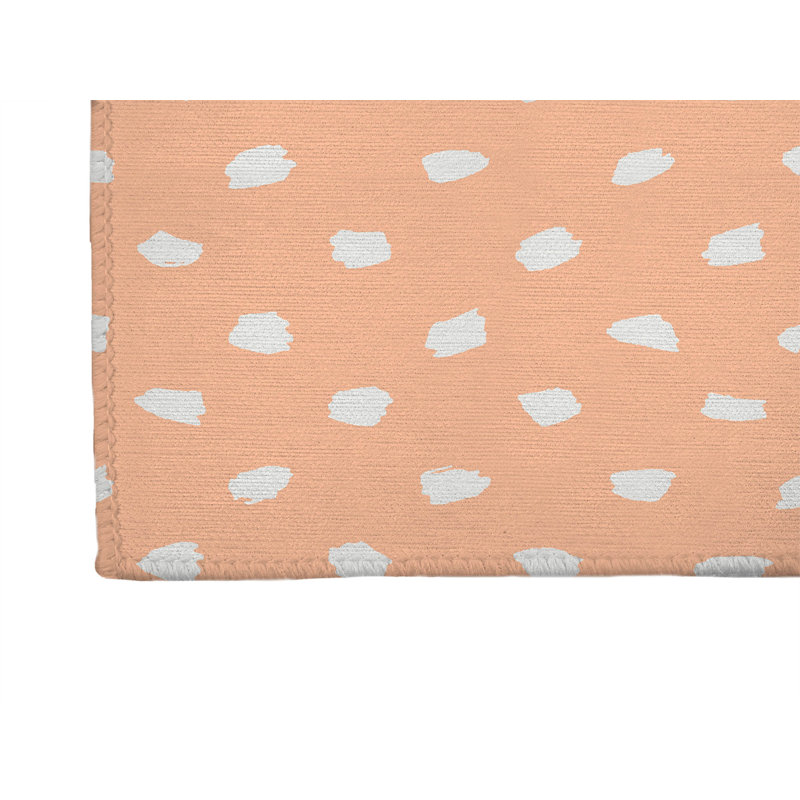 Splat Point Non-Slip Outdoor Rug, Runner 2'6" x 8'
