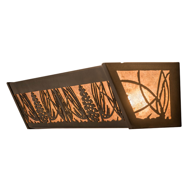 Rustic Lodge 4 - Light Bath Bar, Antique Copper, Silver