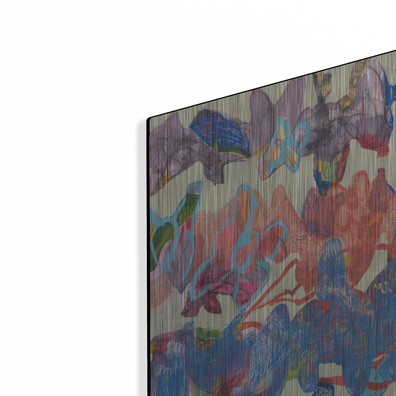 «Flurina» par Sofie Siegmann, Wrought Studio ™, art mural en métal, H 24 po x l 16 po