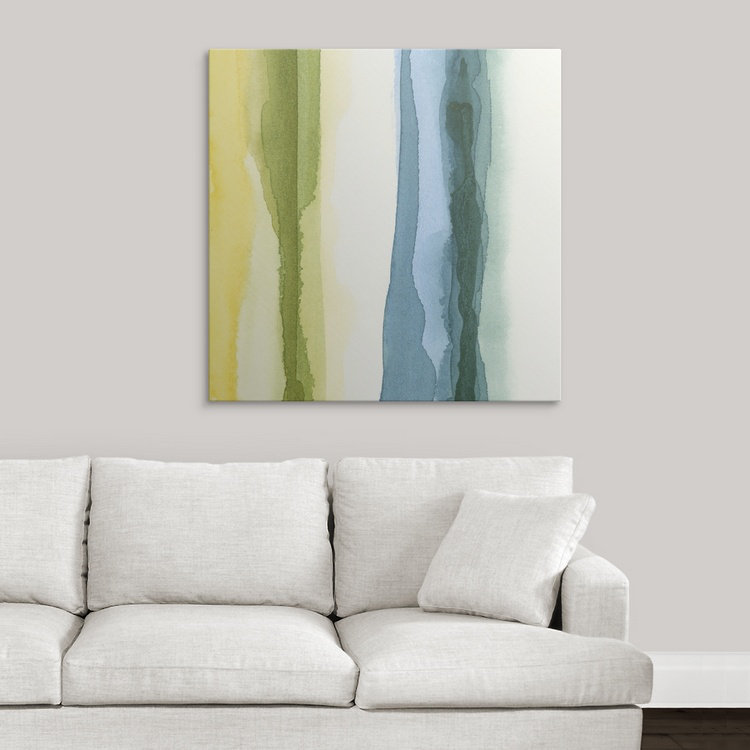 « iv » chariklia zarris, reproduction d’art Liquidity, H 35 po x l 35 po x P 1,5 po, Toile
