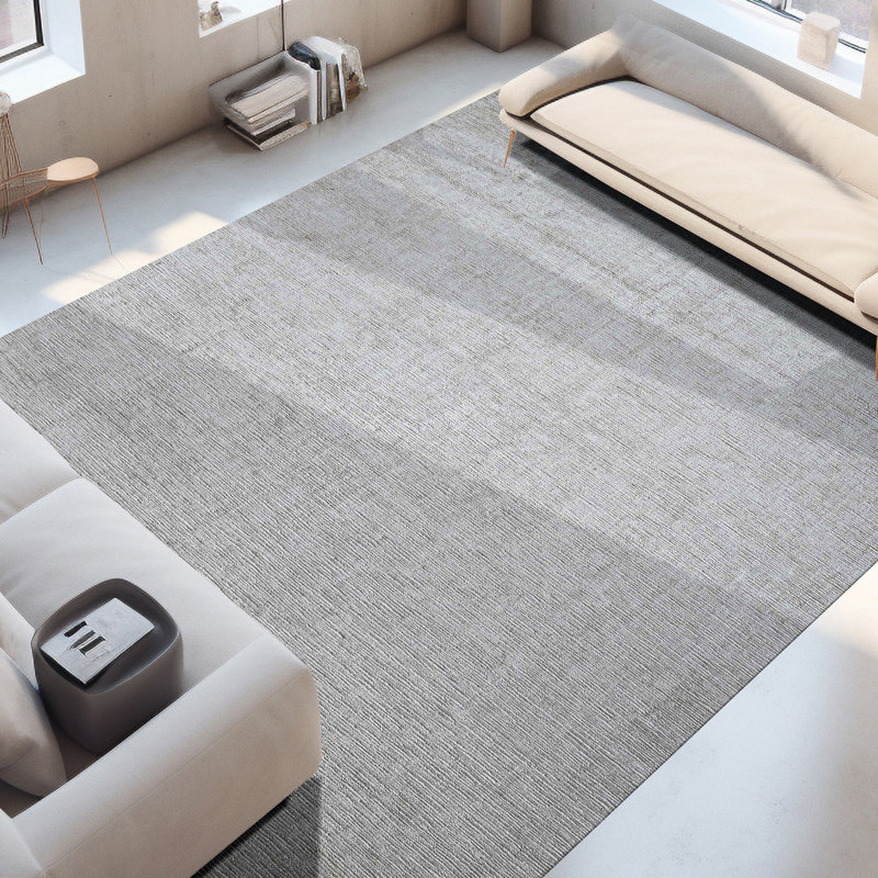 Hand Knotted Silk Indoor Rug, Rectangle 5' x 8'