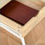 Bureaux, bureau d'ordinateur pour petits espaces - table d'écriture de 31,5 po avec tiroir Tablettes | Finition naturelle | Bois d'ingénierie