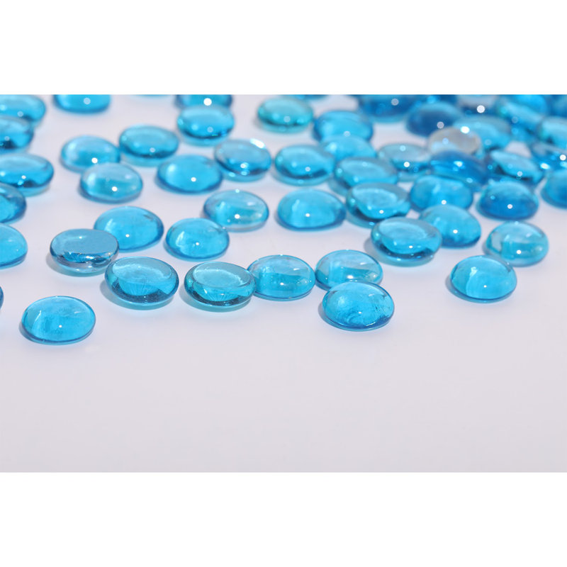 10 Lb. Aqua Blue Fire Glass