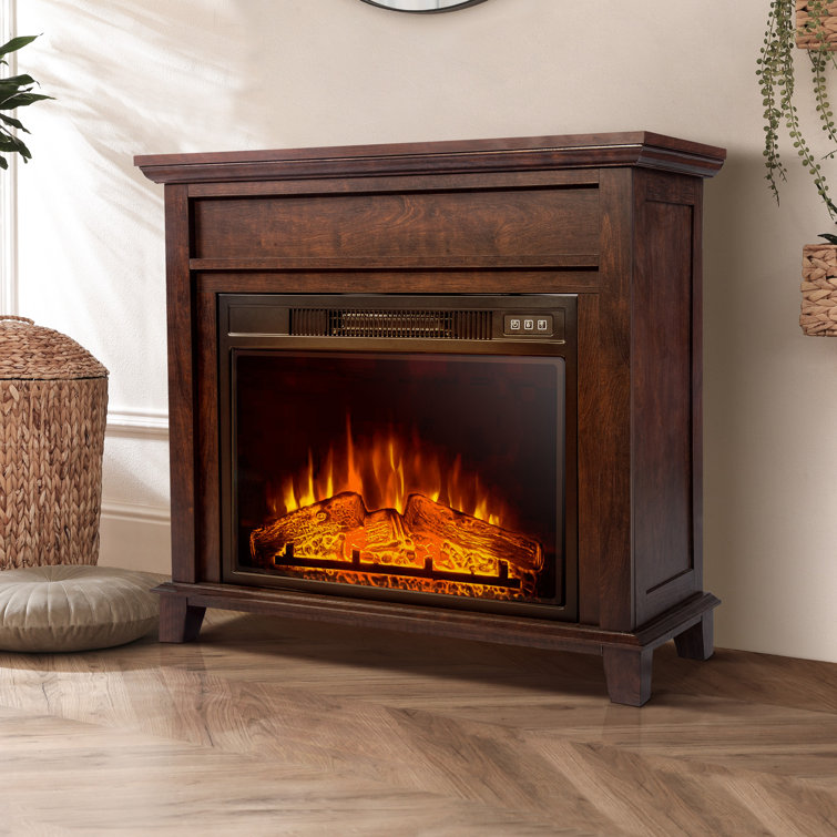Annique 31.65" W Electric Fireplace