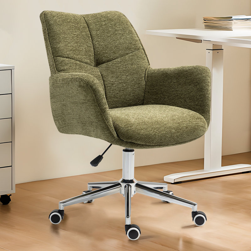 Chaise de bureau Soft Chenille Soft, Vert