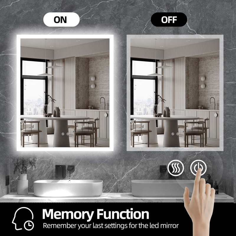 Miroir de salle de bain Helmtraut