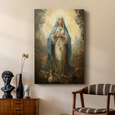 Série Religious LXIV - Toile tendue avec châssis de qualité supérieure - Prêt à être accroché