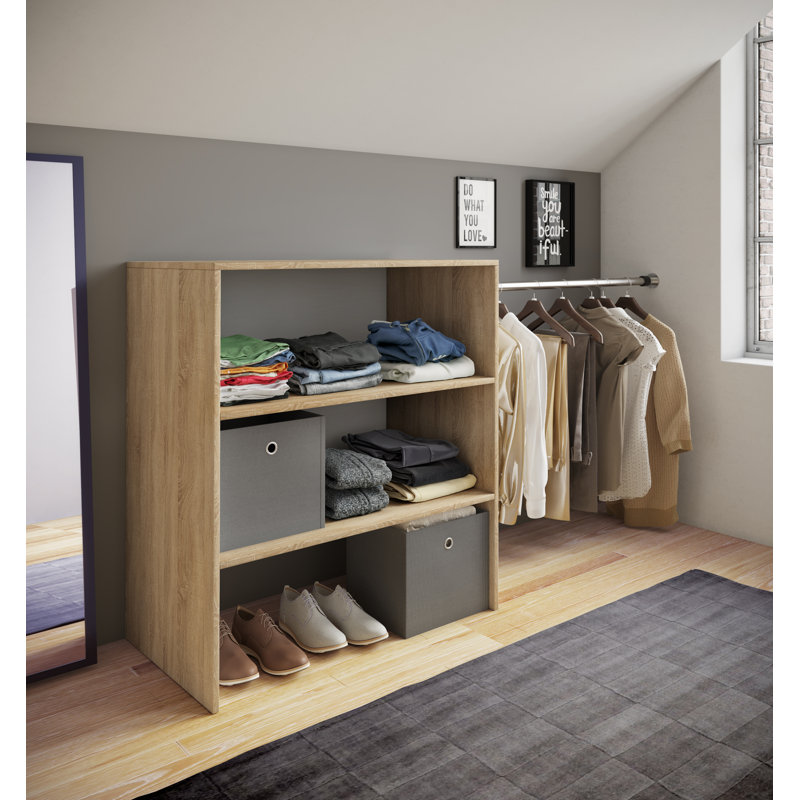Aliyas 90cm Closet System, Brown