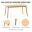 Ensemble de table de salle à manger 7 pièces Mid-Century