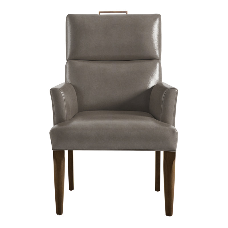 Thom Filicia Home Fabric Tight Back Arm Chair, Navada Blue, Havana