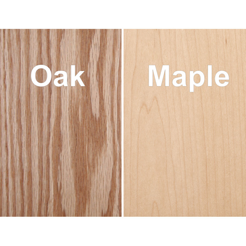 Maple Bookcase Hidden Door, Medium Stain, Outswing Right, 32" x 80"