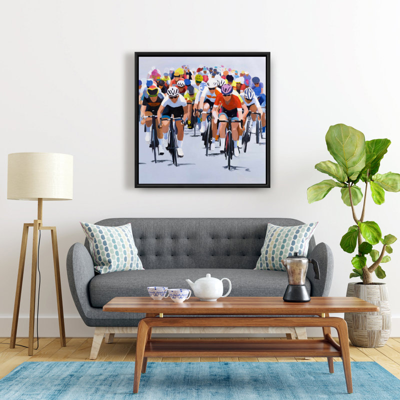 «Cycling concurrence», reproduction sur toile
