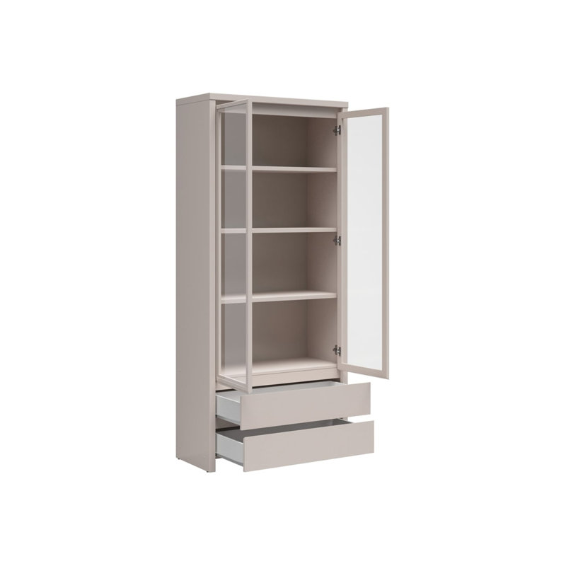 90 cm W Display Cabinet China Cabinet, Cashmere