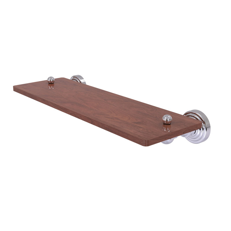 Beresford Bracket Shelf, Polished Chrome, 2.5" H x 16" W x 5" D