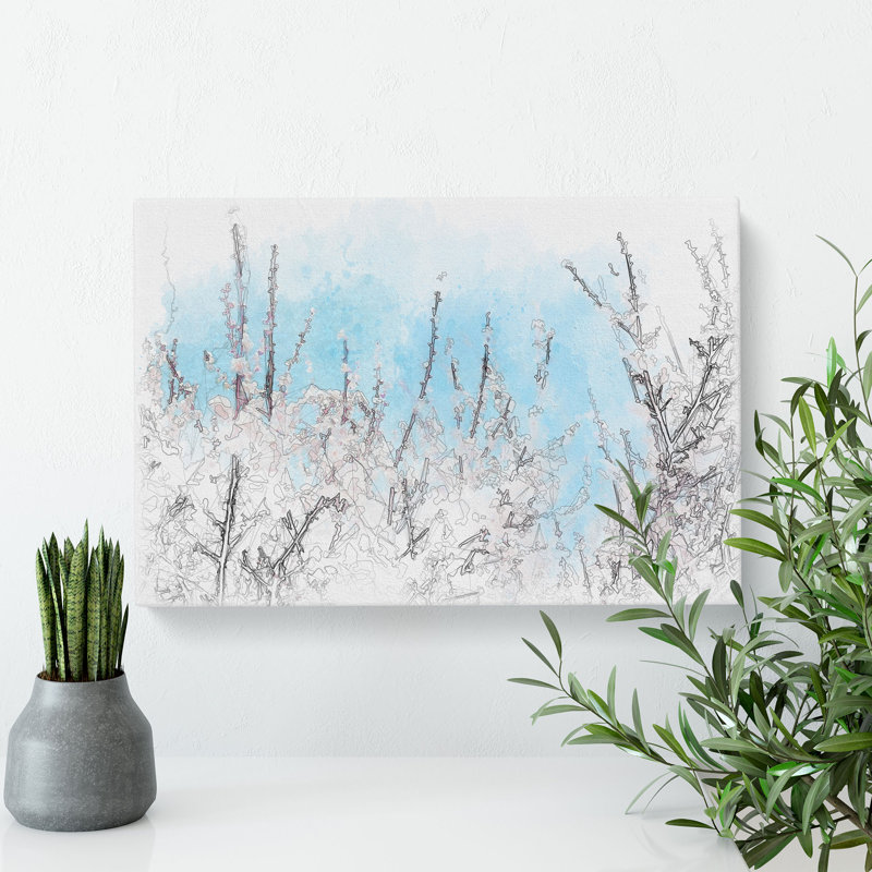 Top Of The Blossom Tree - Wrapped Canvas, 60cm H x 91cm W x 3cm D