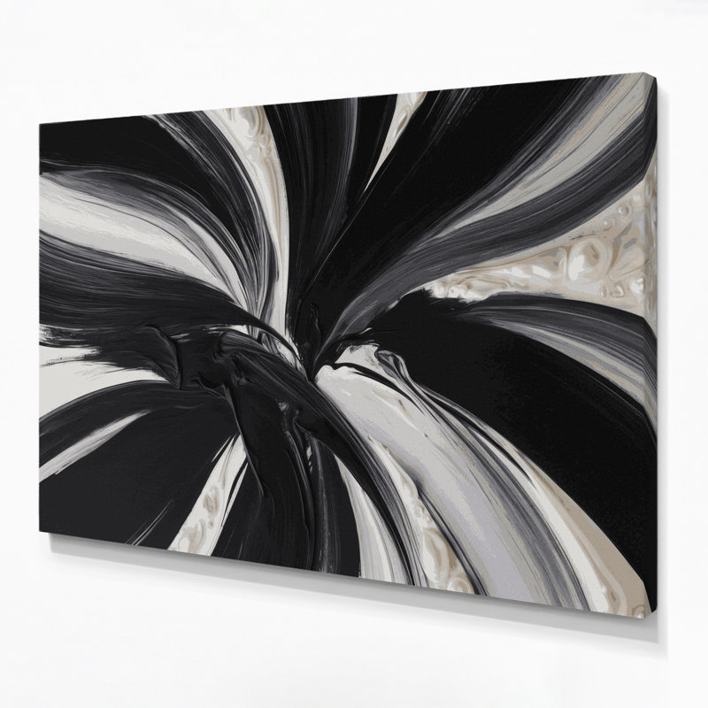 Art mural sur toile Lyrical Abstraction 42, H 11 po x l 14 po