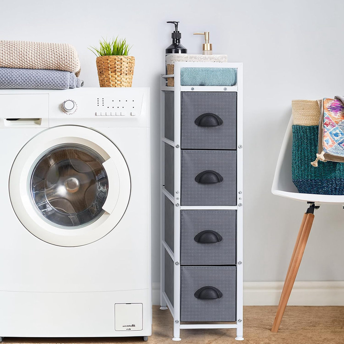 Rebrilliant Madux 4 Drawer Storage Drawer "& Reviews" - Wayfair Canada