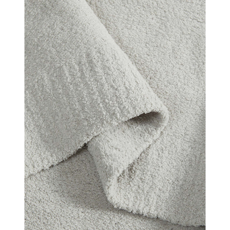Herringbone Snug Sham Set, King, Cloud Gray