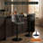 Maximilian Modern Adjustable Swivel Bar Stool – PU Leather Seat with Footrest & Iron Base – 360° Rotation, Counter & Bar Height Chair for Kitchen Island, Home Bar, Pub, Dining Room-306060265-320623918