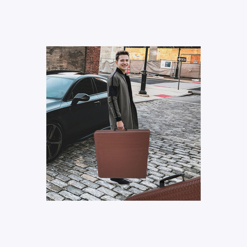 Table portable pliante en osier de 4 pi