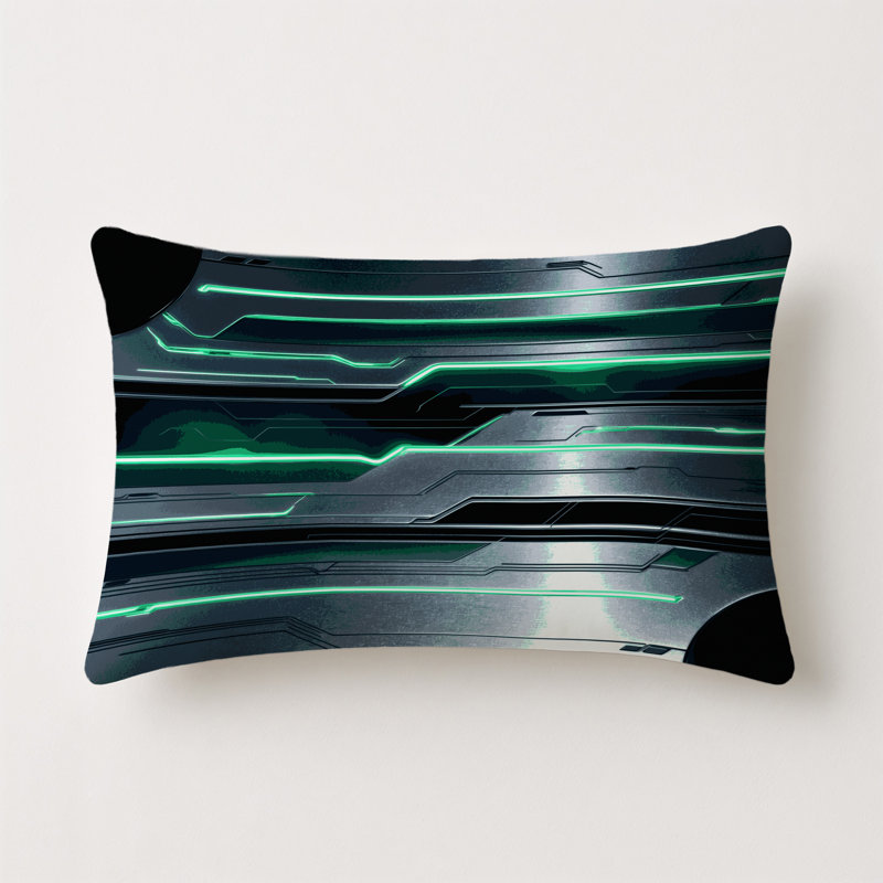 Intergalactic Drift Indoor And Outdoor Throw Pillow, Rectangle 14"H x 20"W