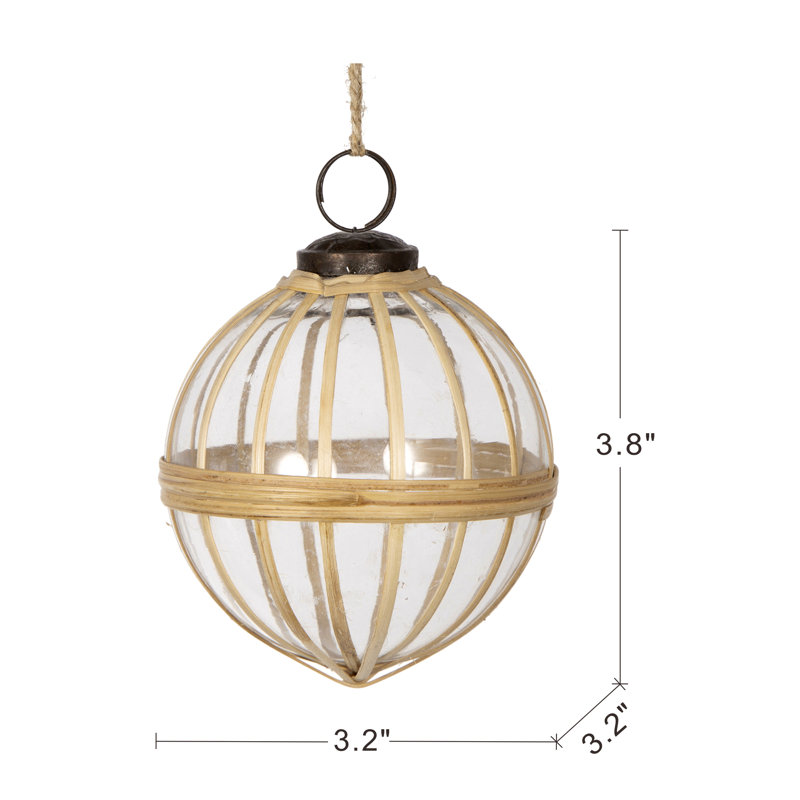 Ornement suspendu de Noël, ornements décoratifs d'arbre de Noël boule de Noël pour les décorations de fêtes, 3