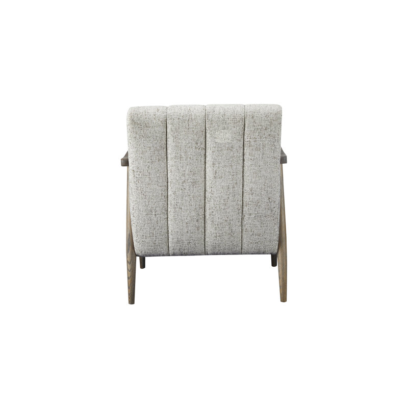 Cabragh Textured Upholstery Armchair, Beige Polyester Blend