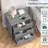 Rhylan 3-drawer Nightstand In Gray