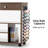 Craft Sewing Table with Machine Platform,drawer and 10 Vinyl Roll Holders