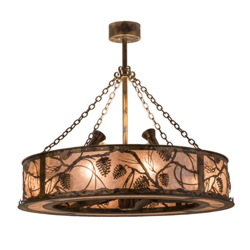 Whispering Pines Downrod Ceiling Fan
