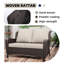 Wicker Outdoor Patio Loveseat-1715901032