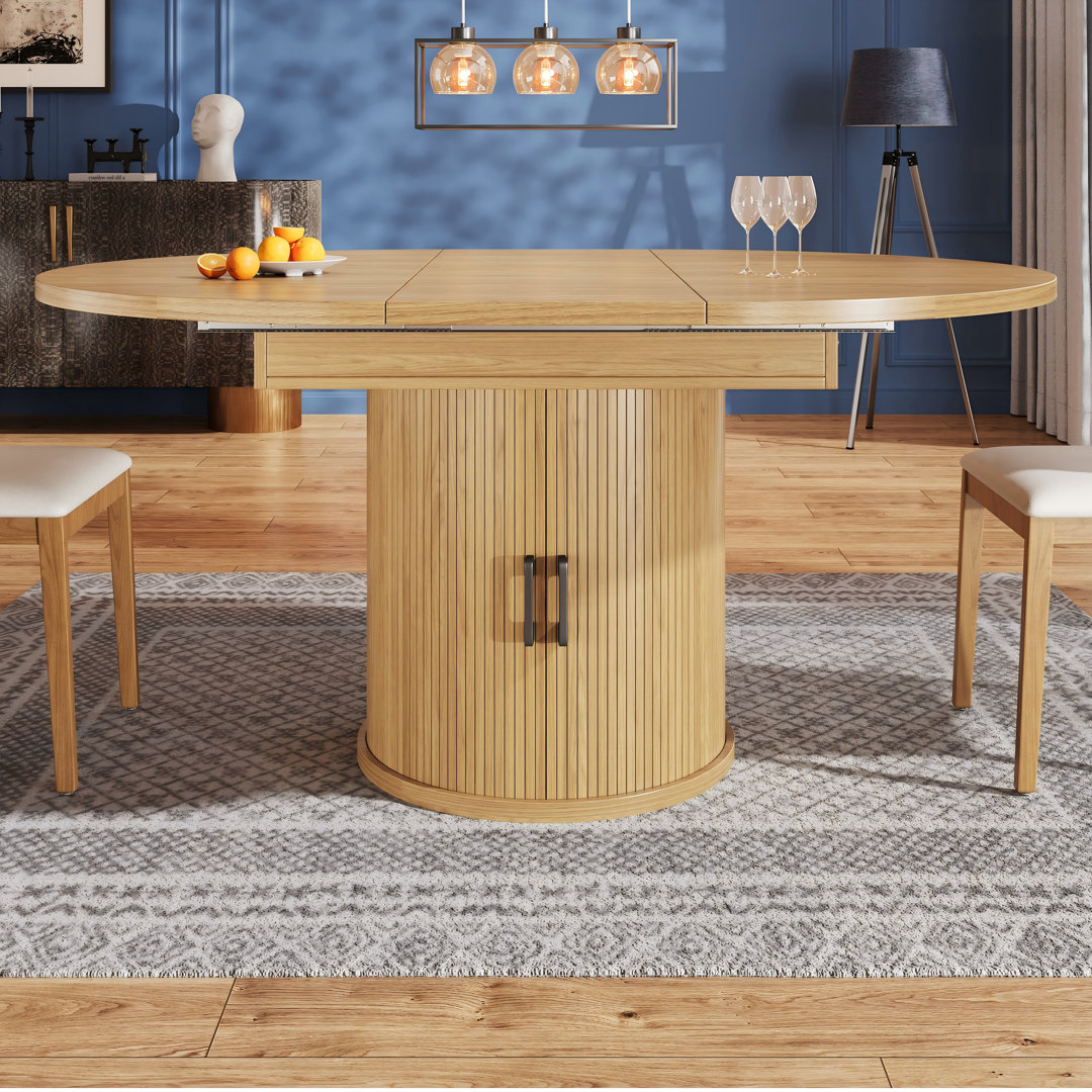 Extendable Round Dining Table