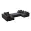 Ciriaca L Shaped Chenille Upholstered Sectional Sofa with 6 Pillows-110571075