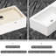 Lavabo de salle de bain rectangulaire en céramique 10 po APRESSHUI