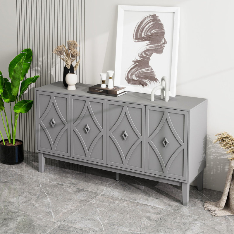 59.06'' 4 Doors Storage Cabinet