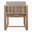 De 2 chaises de patio - pour un confort accru Assise ouverte rembourrée en mousse brun et gris-47444541
